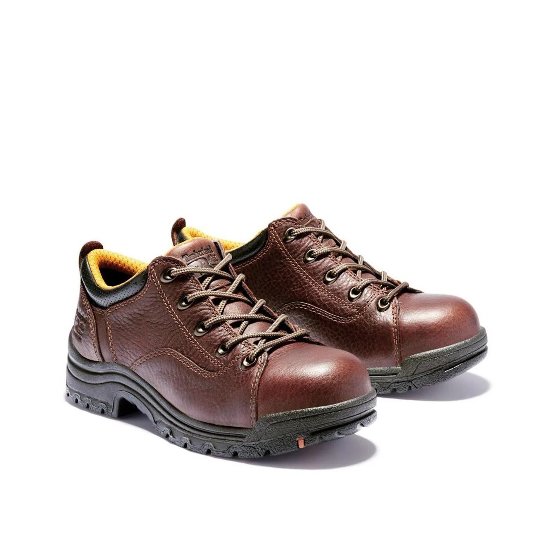 Women's Titan Alloy-Toe Oxford Work Shoe Brown - Image 8