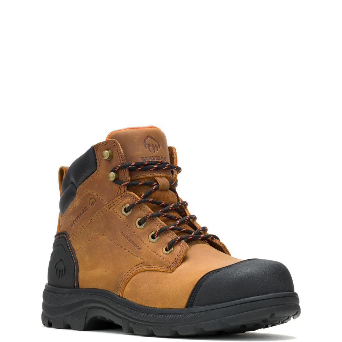 Carlsbad Cap Waterproof Steel-Toe Work Boot Tan - Image 2