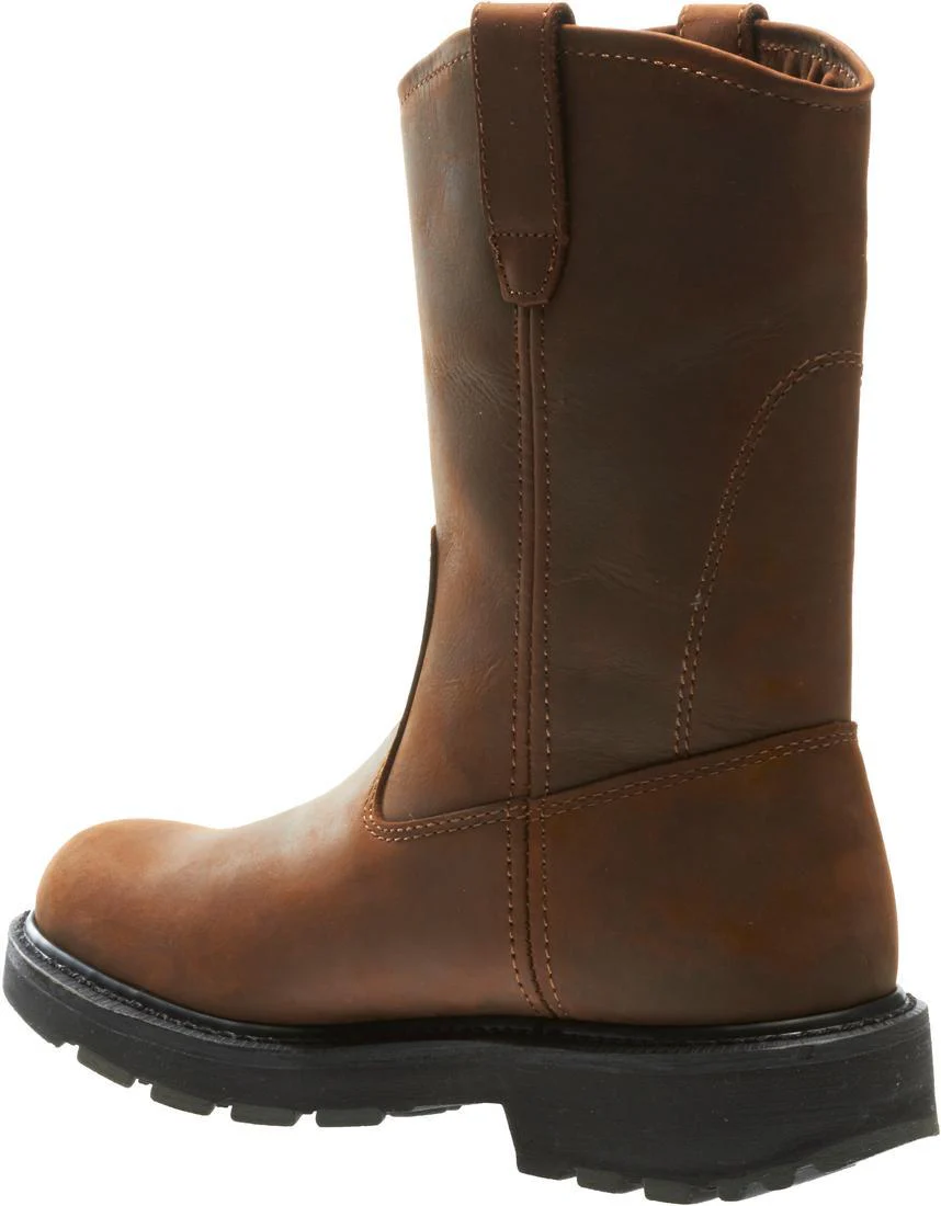 Dd Work Soft-Toe Pull On Work Boot Dark Brown - Image 5