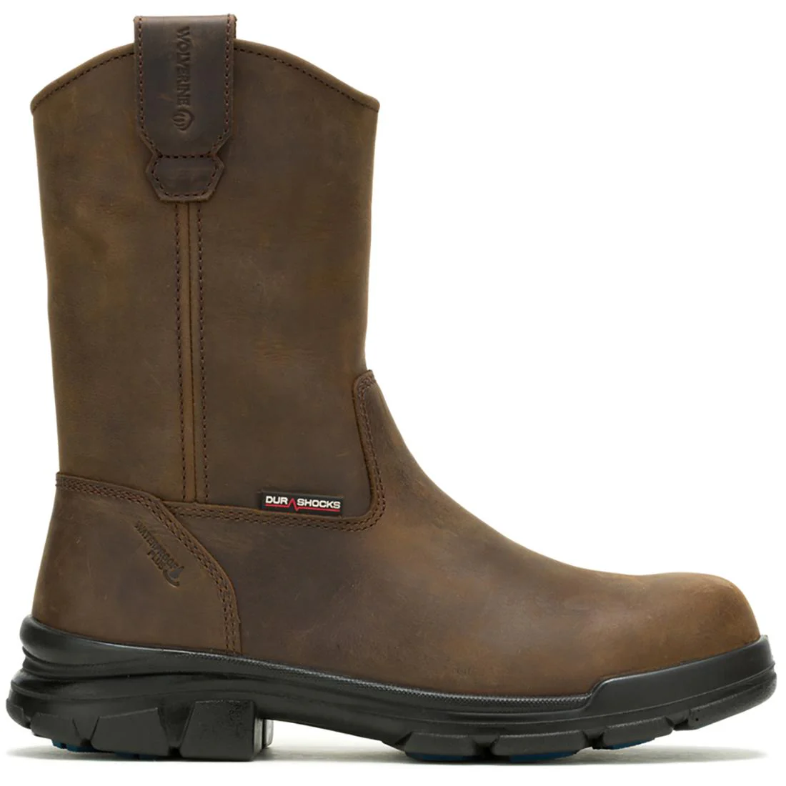 DuraShocks SR Icon CarbonMax Toe WP Pull-On Wellington Work Boot – Dark Brown