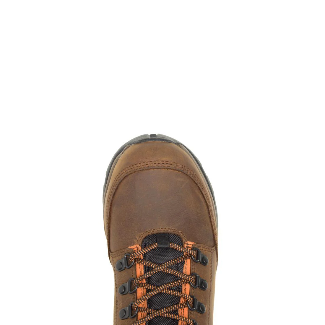 Grayson Waterproof Steel-Toe Mid Work Boot Brown - Image 4