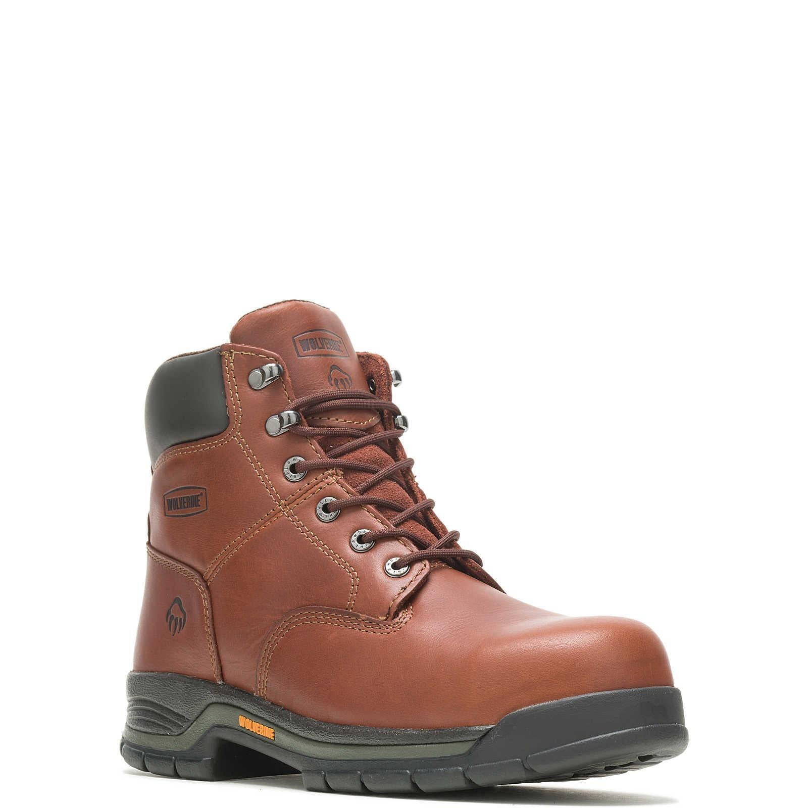 Harrison Soft-Toe Work Boot Brown - Image 2