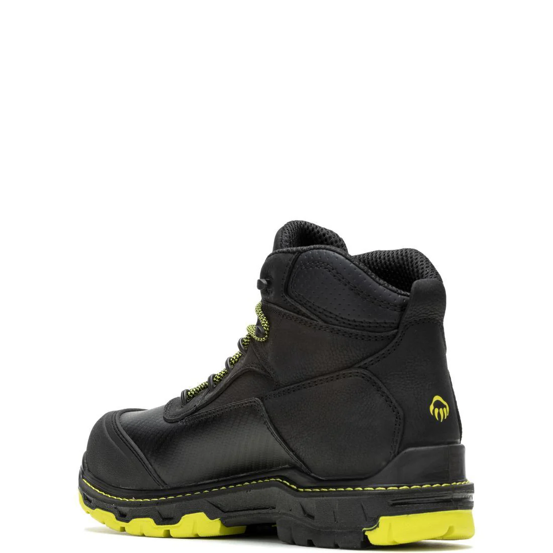 Overpass 6" CarbonMax Toe WP Work Boot Black/Lime - Image 5
