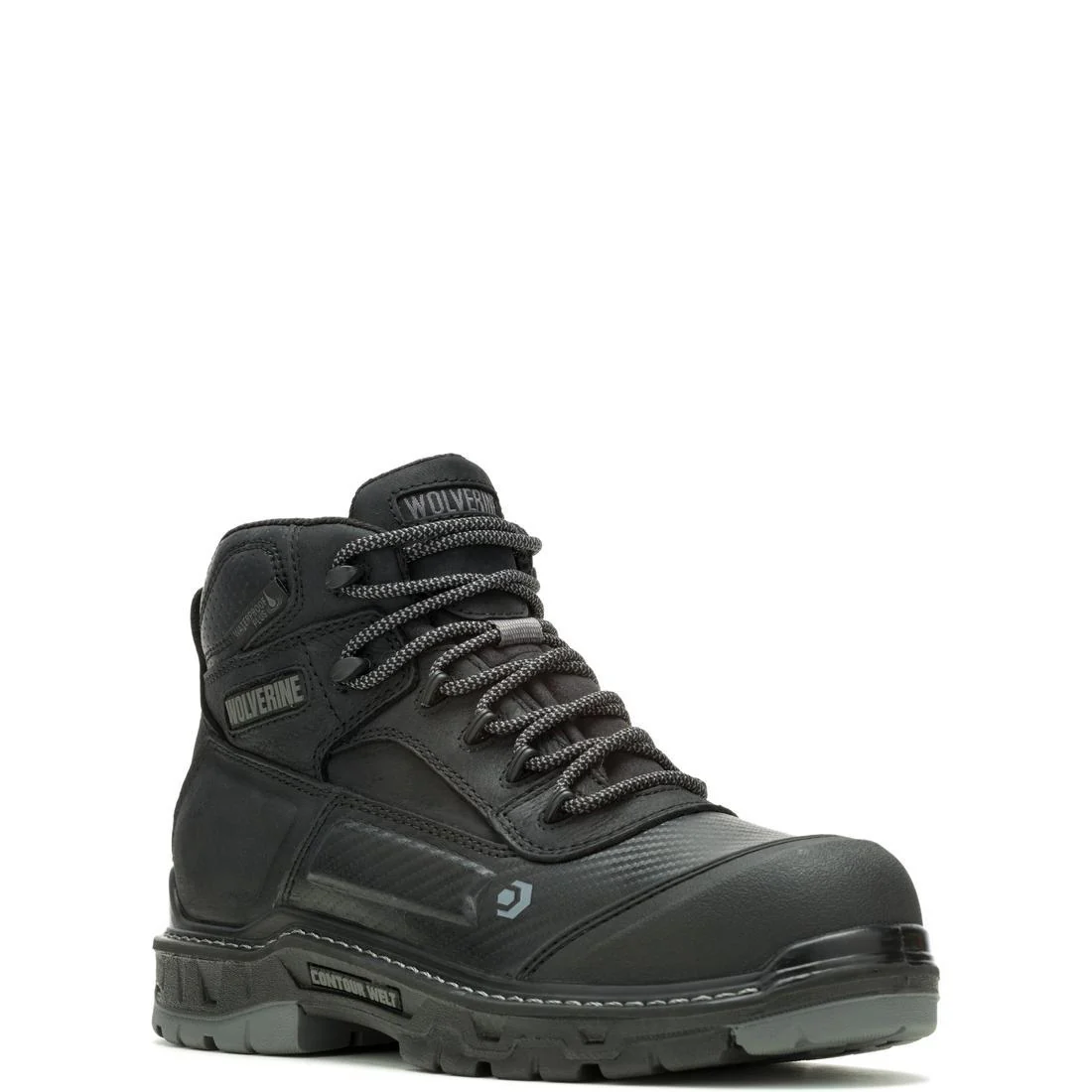 Overpass 6" CarbonMax Work Boot Black/Grey - Image 2
