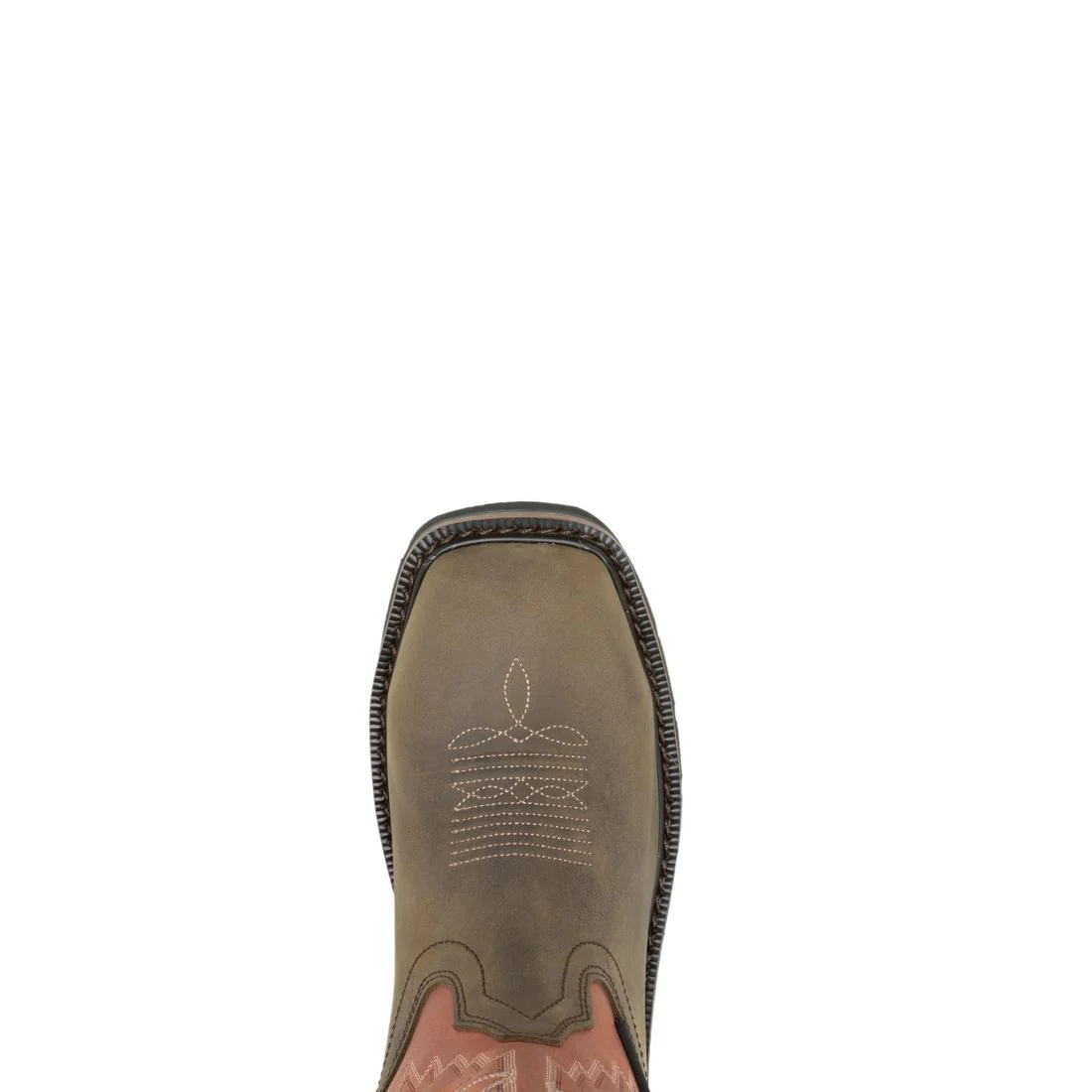 Rancher Arrow Women's Steel-Toe Pull-On Wellington WP Work Boot Rose - Image 4