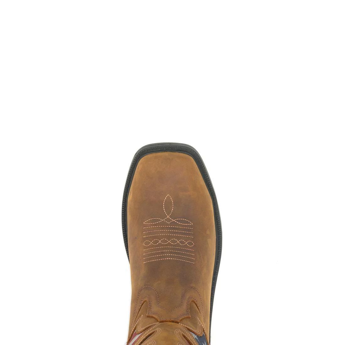 Rancher Flag Steel-Toe Pull-On Wellington WP Work Boot Usa Flag - Image 4