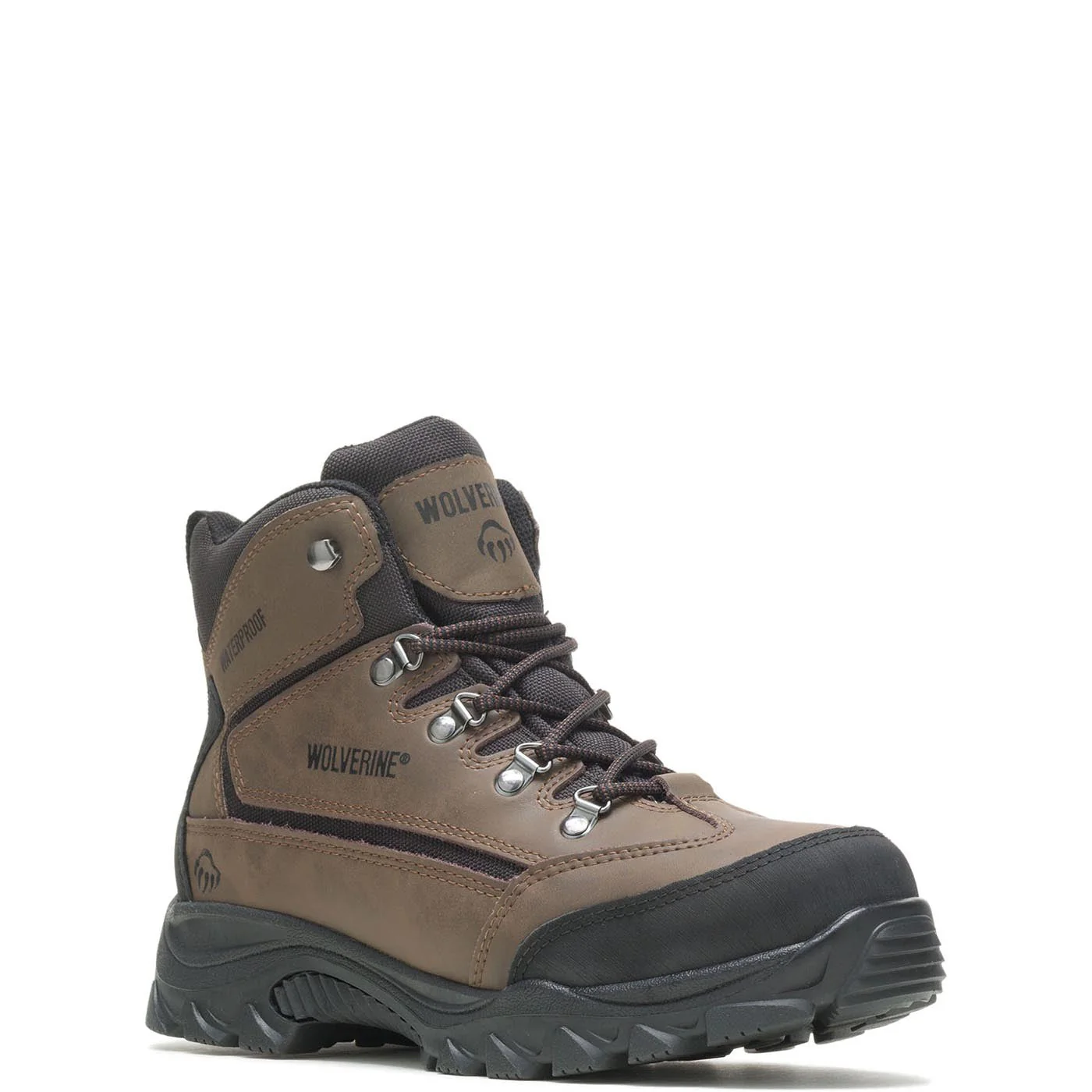 Spencer Waterproof Soft Toe Hiker Boot Brown - Image 2