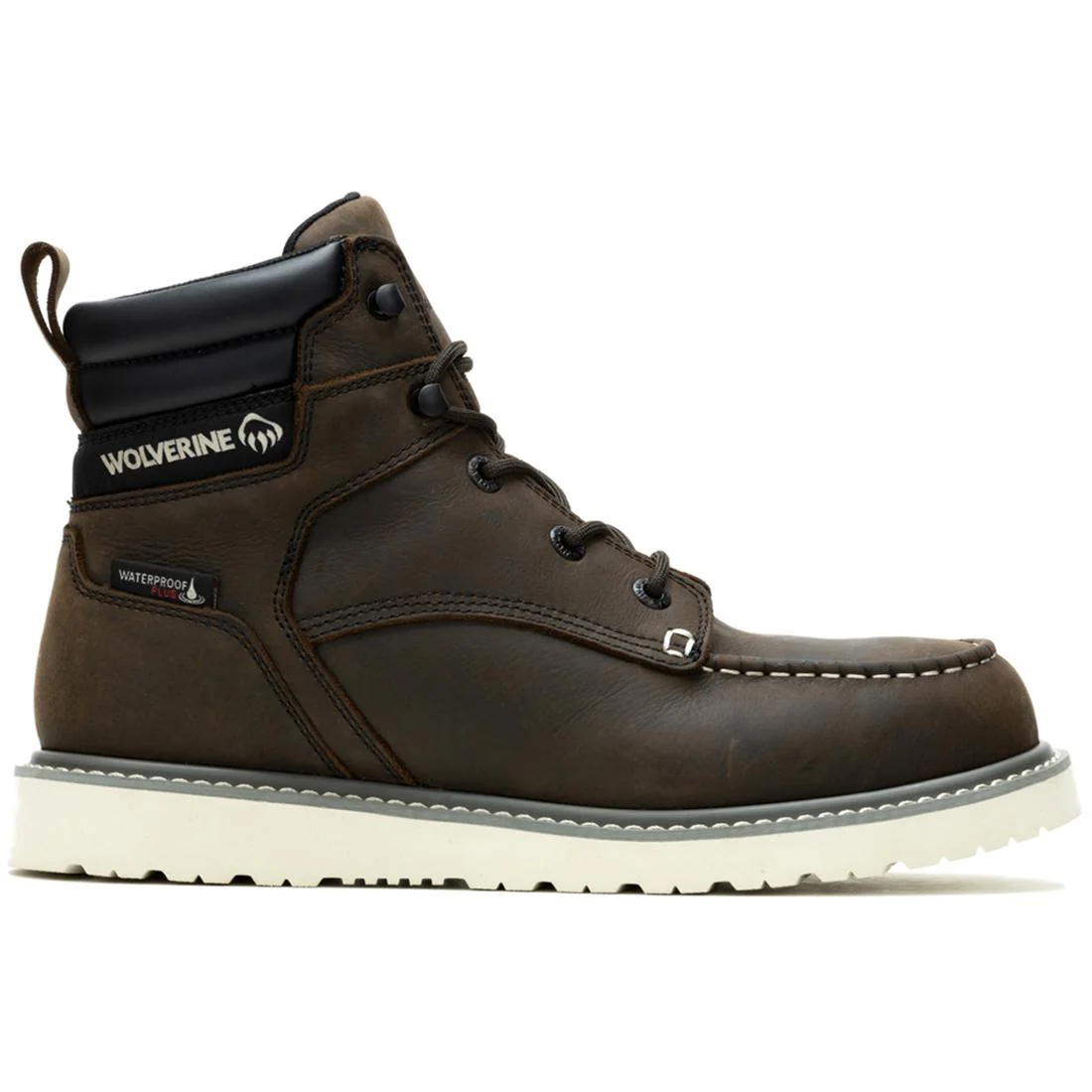 Trade Wedge Moc-Toe 6" Soft-Toe Work Boot Dark Brown