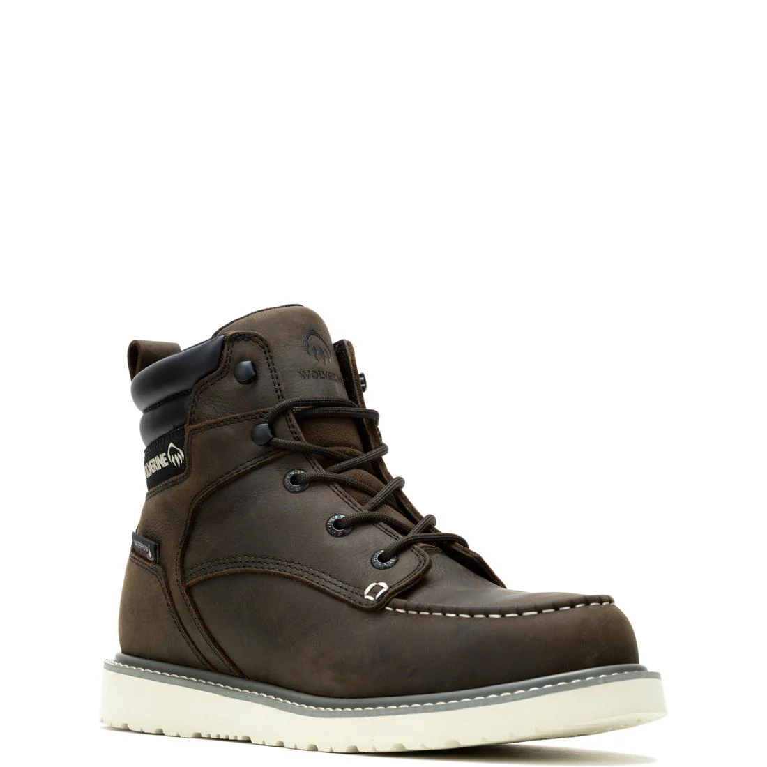 Trade Wedge Moc-Toe 6" Soft-Toe Work Boot Dark Brown - Image 2