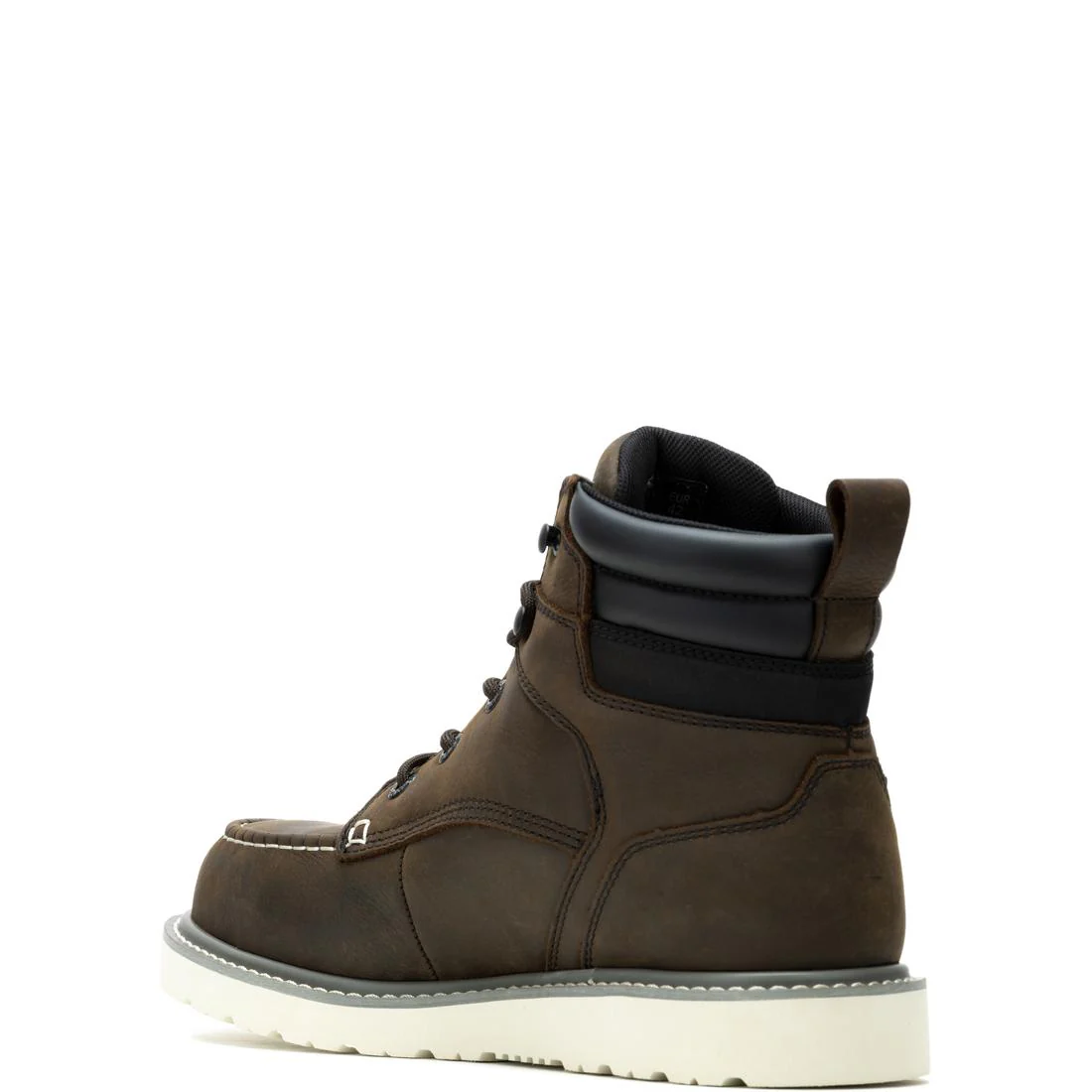 Trade Wedge Moc-Toe 6" Soft-Toe Work Boot Dark Brown - Image 5