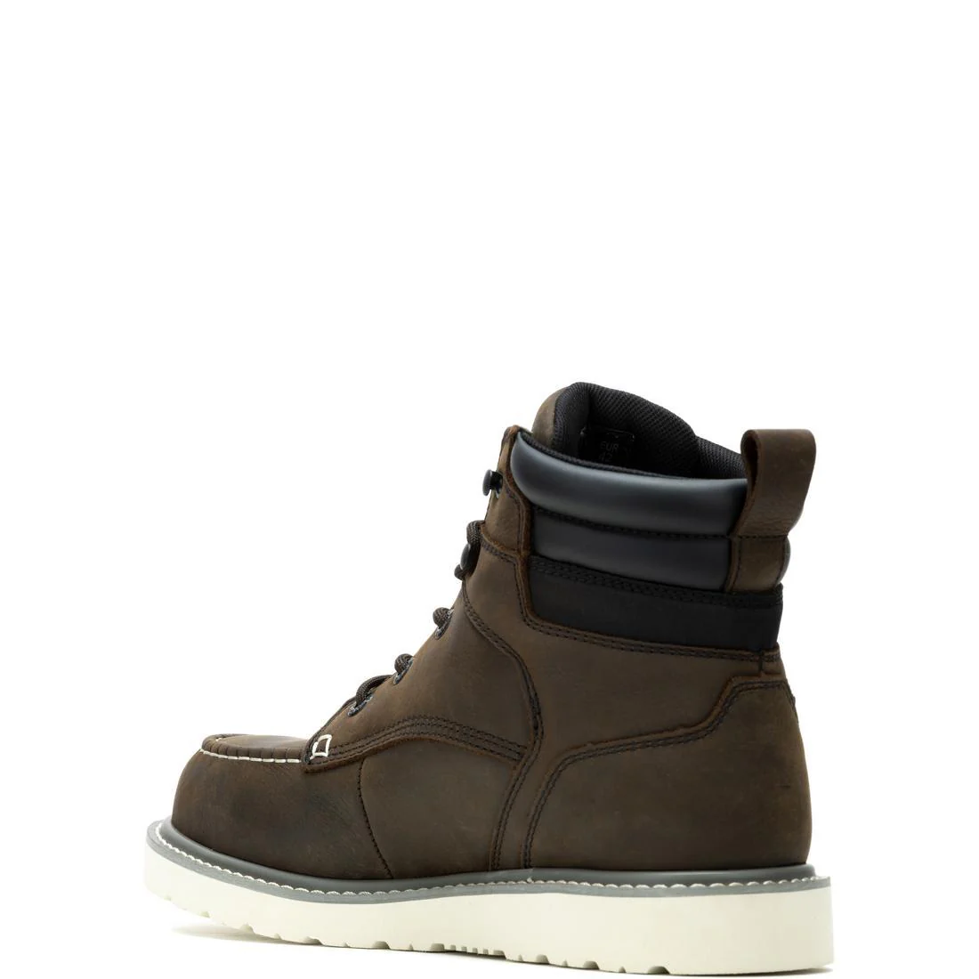 Trade Wedge Moc-Toe 6" Steel-Toe Work Boot Dark Brown - Image 5