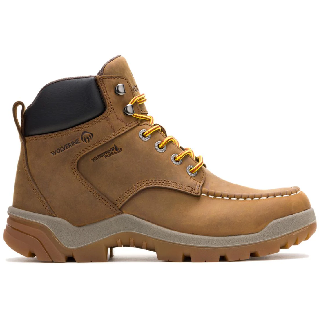 Vantage Hyprest 6" WP Moc-Toe Soft-Toe Work Boot Tan
