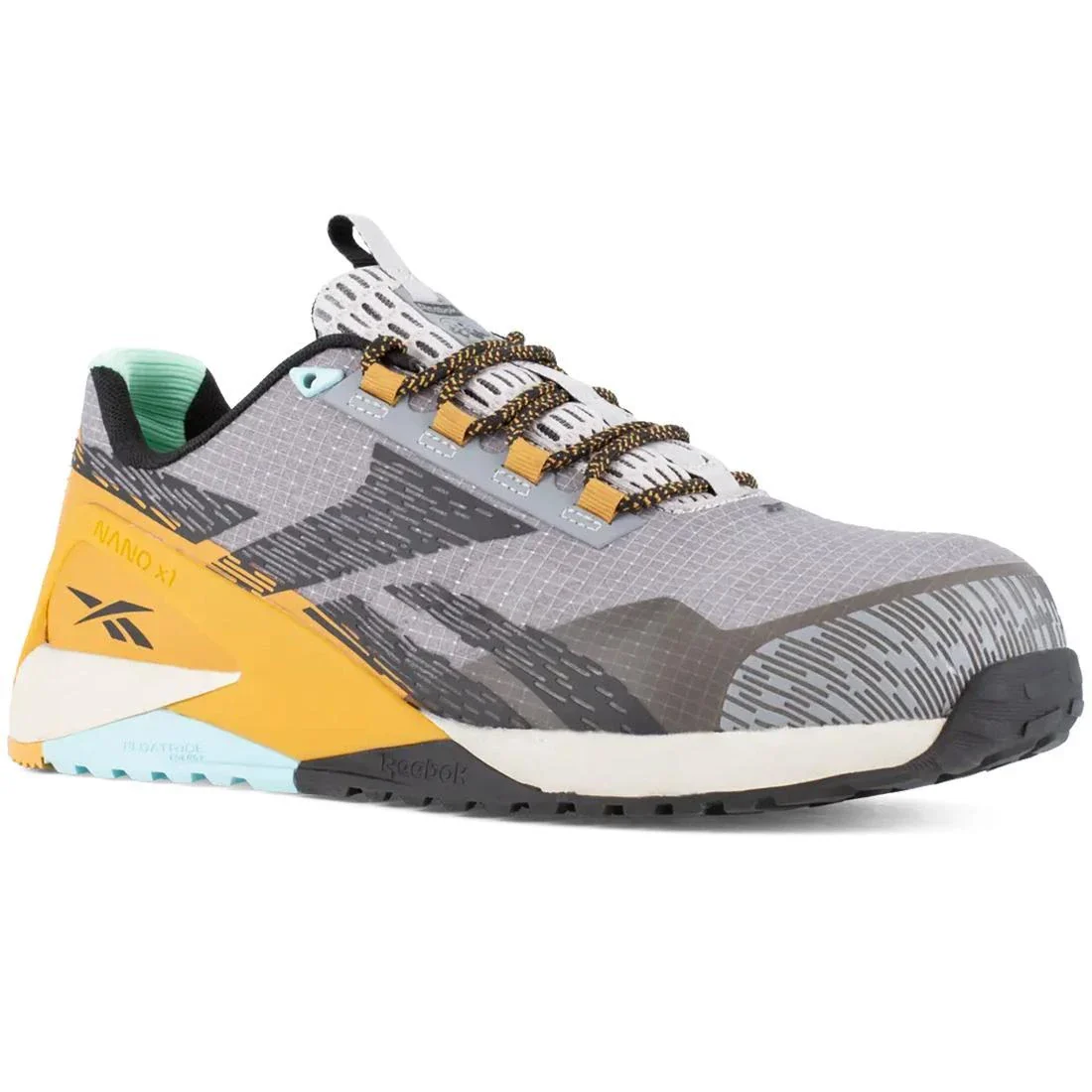 Nano X1 Adventure Composite-Toe Athletic Work Shoe Yellow/Gray - Image 2