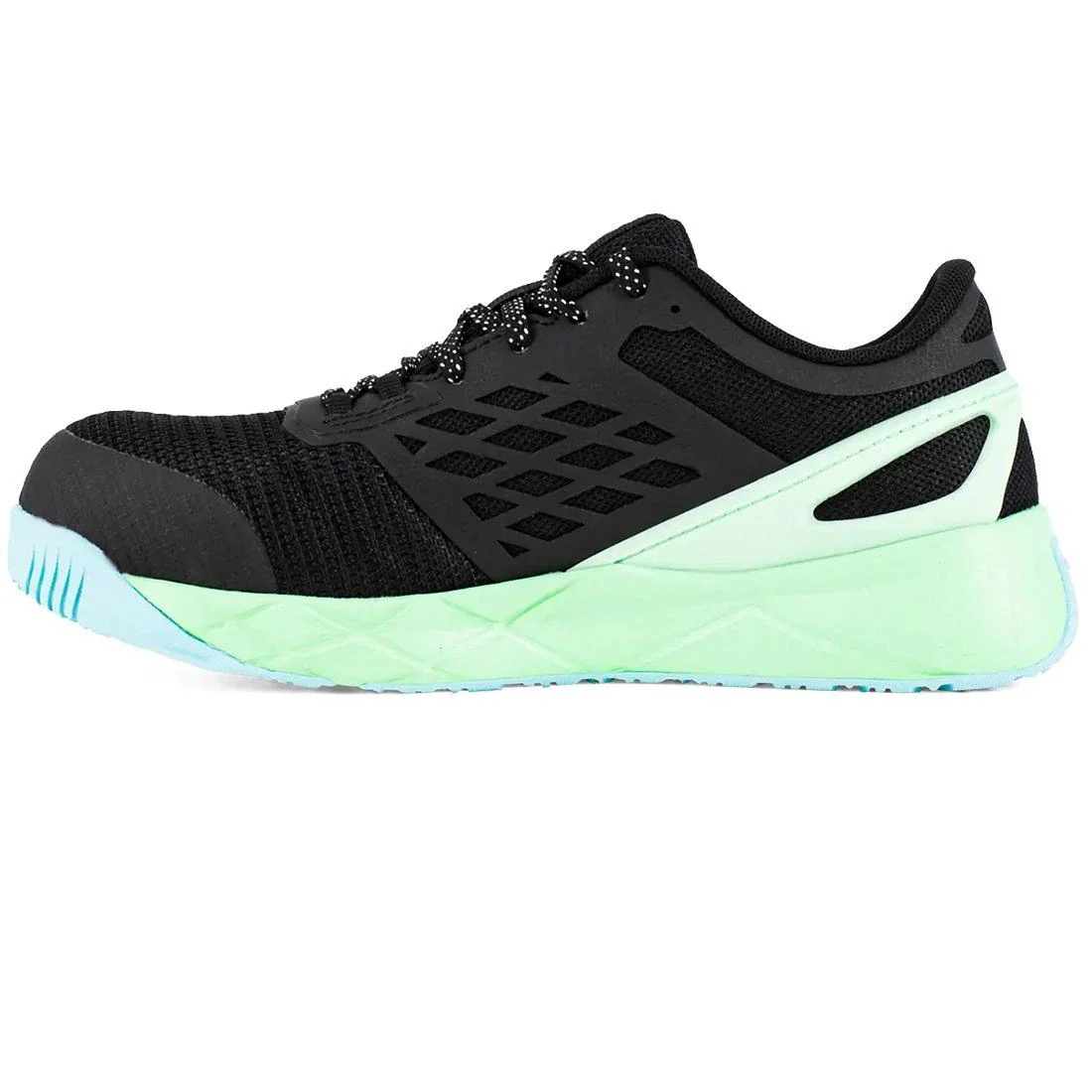Women's Nanoflex Tr Composite-Toe Athletic Work Shoe Black/Seafoam Green - Image 5