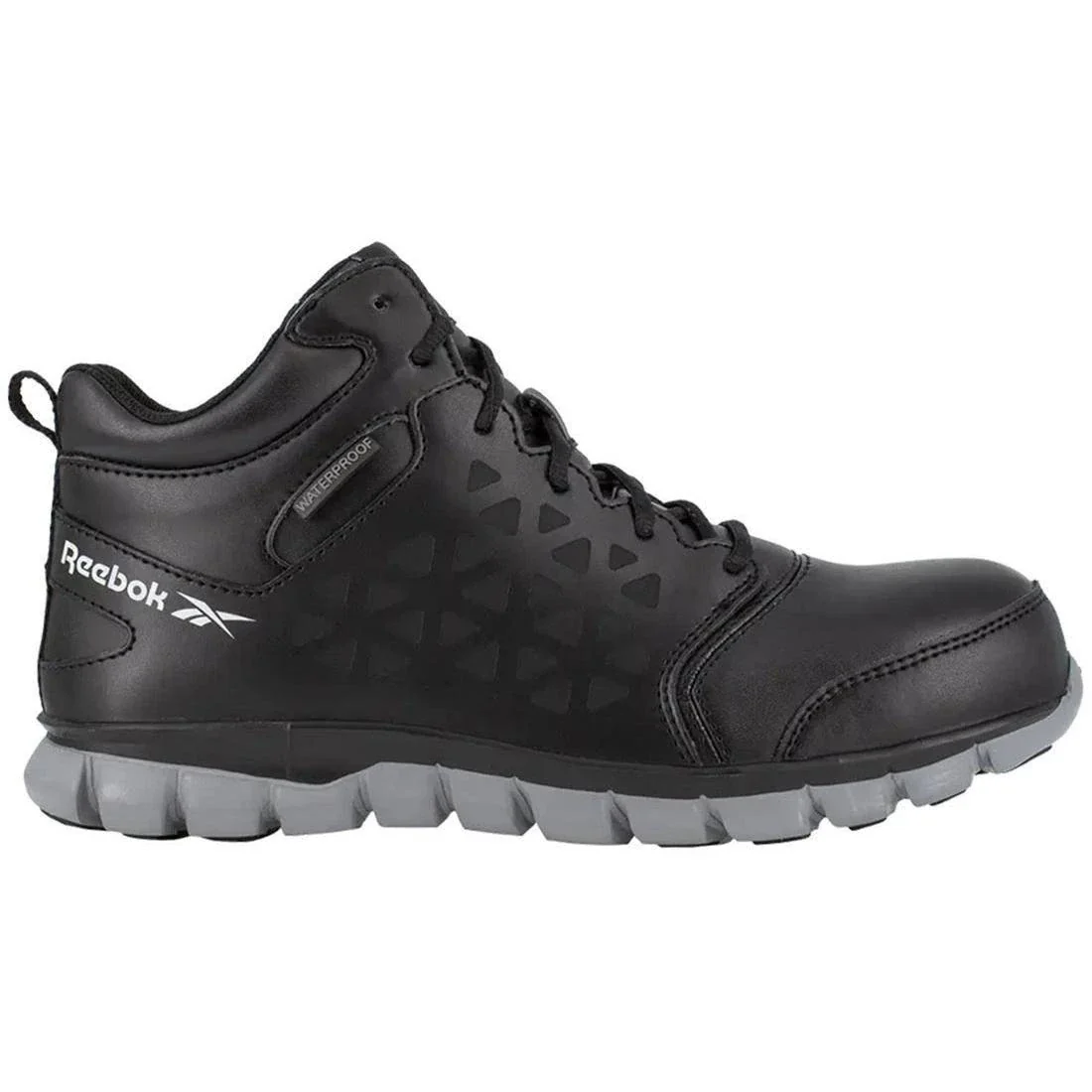 Women's Sublite Cushion Composite-Toe Waterproof Mid Cut Athletic Work Boot Black