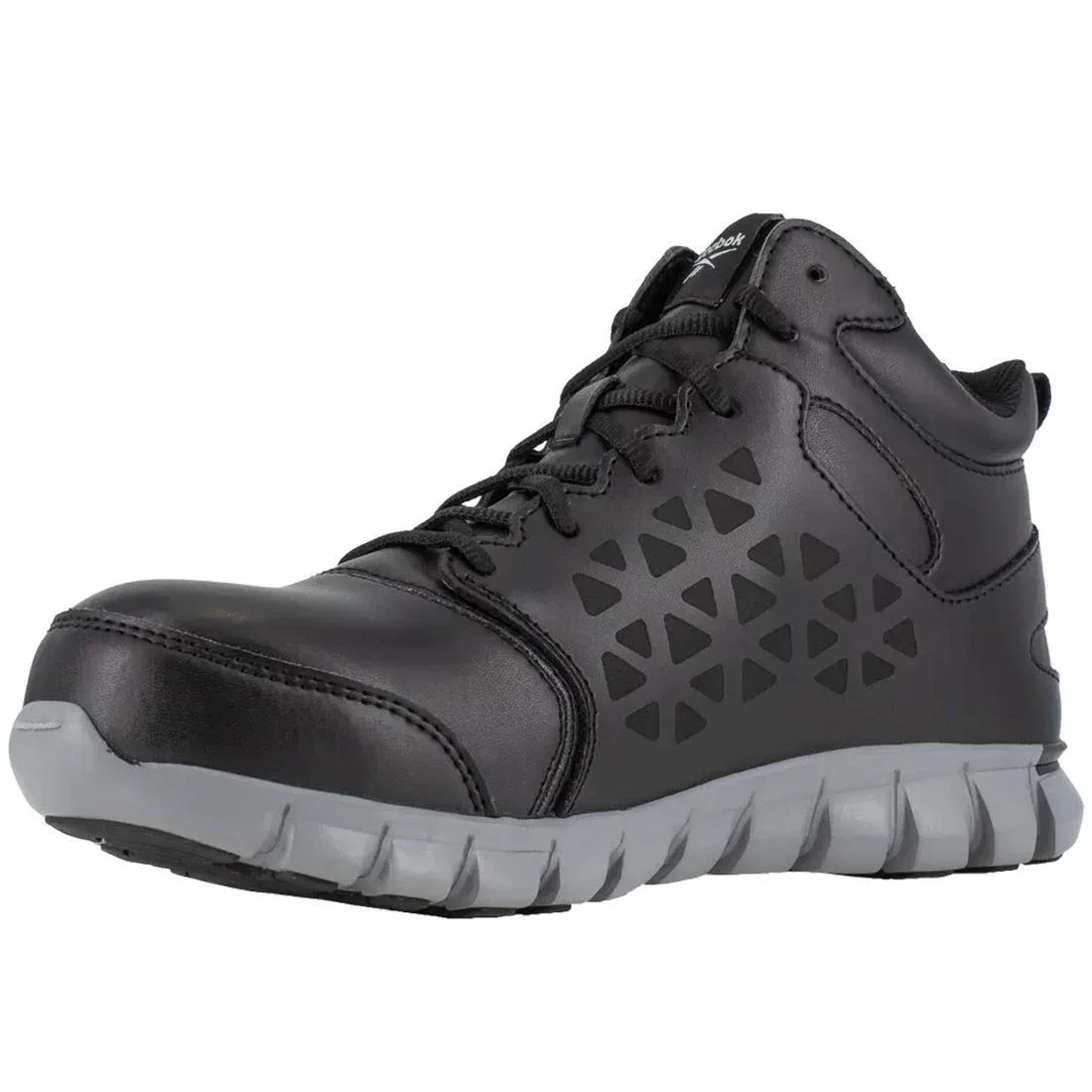 Women's Sublite Cushion Composite-Toe Waterproof Mid Cut Athletic Work Boot Black - Image 3