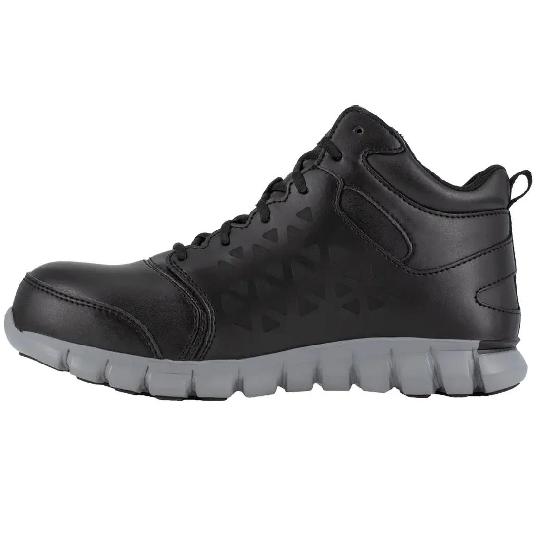 Women's Sublite Cushion Composite-Toe Waterproof Mid Cut Athletic Work Boot Black - Image 4