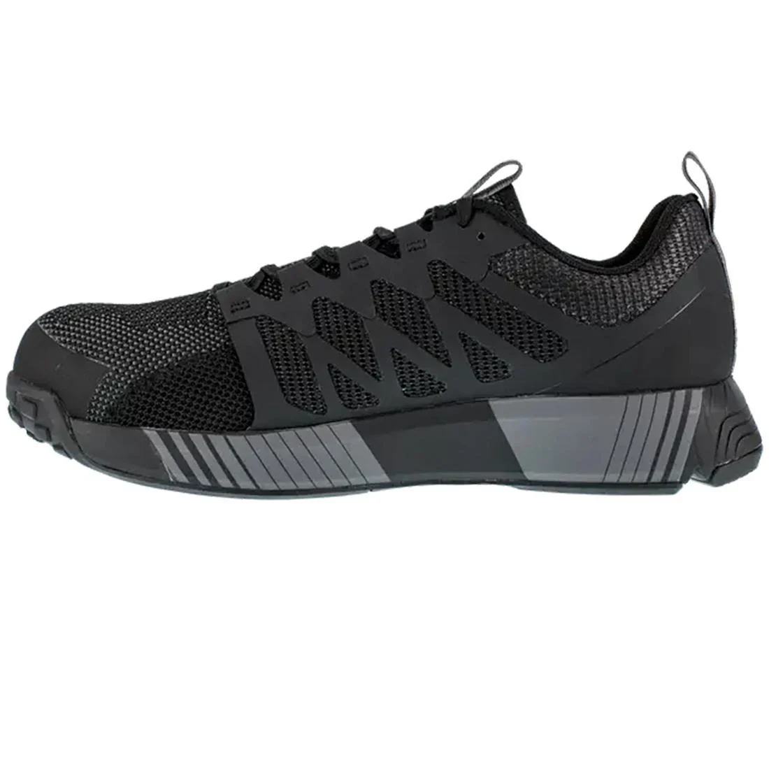 Women's Fusion Flexweave™ Composite-Toe Athletic Work Shoe Black/Grey - Image 4