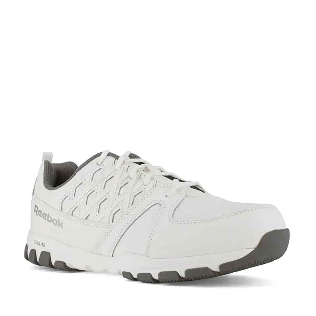 Women's Sublite Steel-Toe Athletic Work Shoe White - Image 5