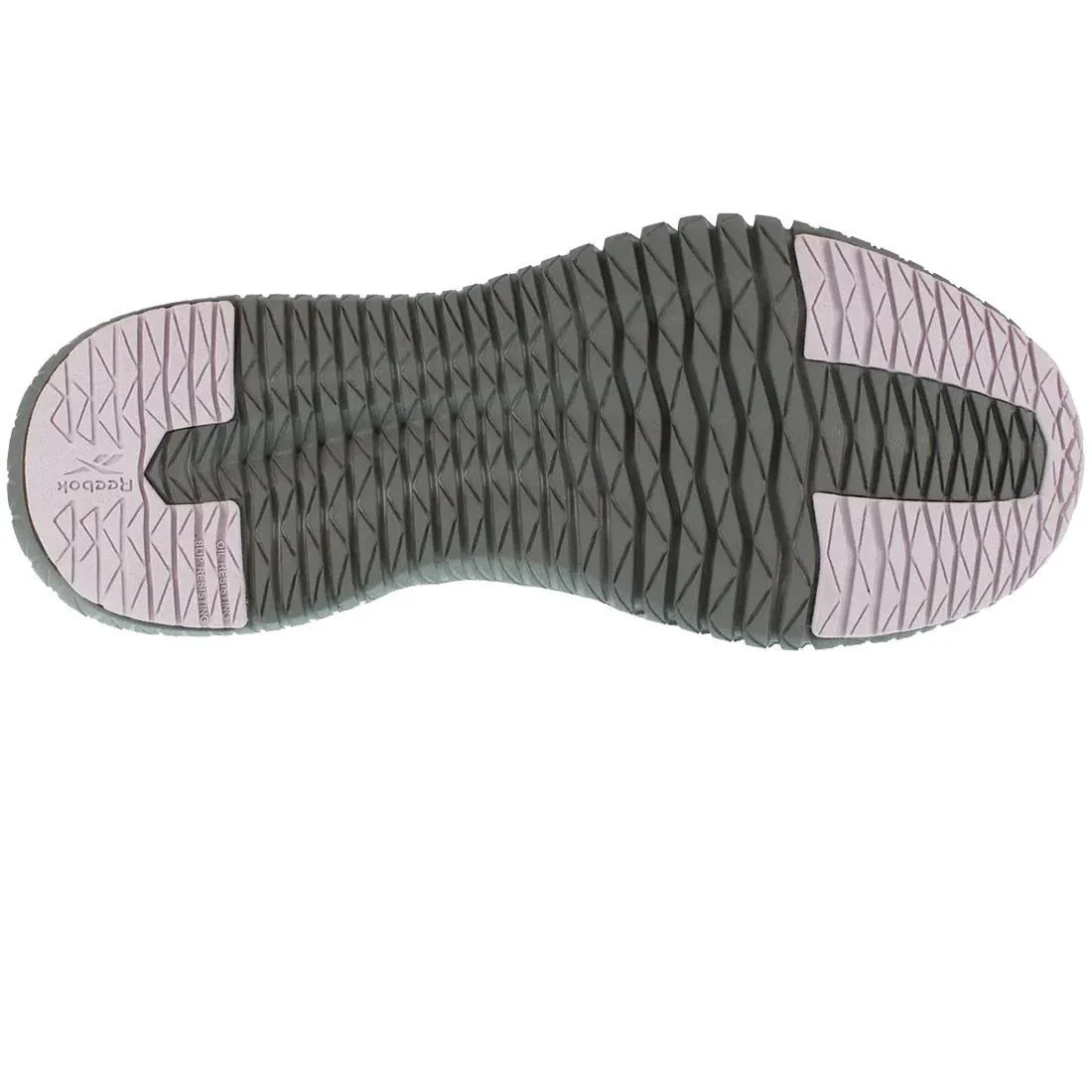 Women's Flexagon 3.0 Composite-Toe Athletic Work Shoe Grey/Pink - Image 4