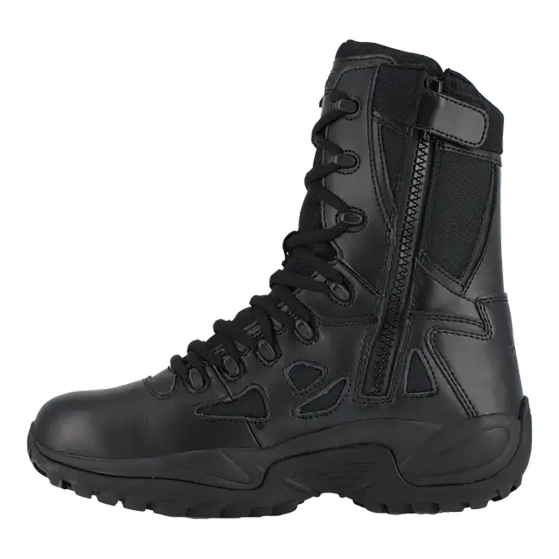 Women's Rapid Response Rb 8 Inch Soft-Toe Military Work Boot Black - Image 5