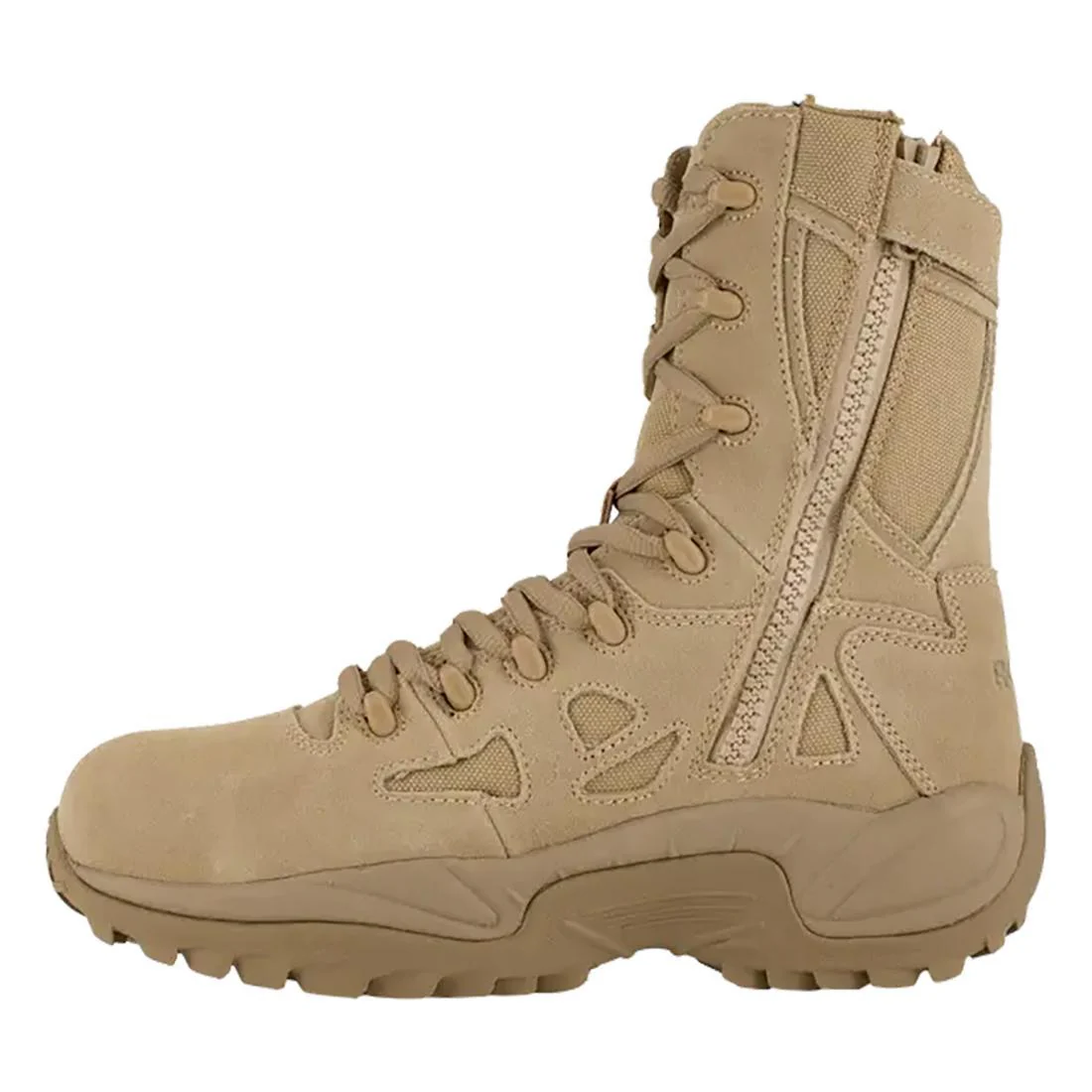 Women's Rapid Response Rb 8 Inch Composite-Toe Military Work Boot Desert Tan - Image 4