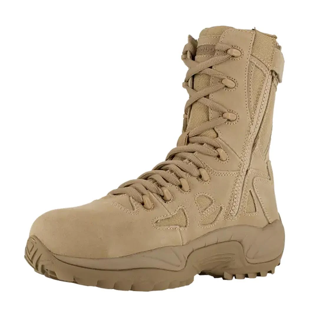 Women's Rapid Response Rb 8 Inch Composite-Toe Military Work Boot Desert Tan - Image 5