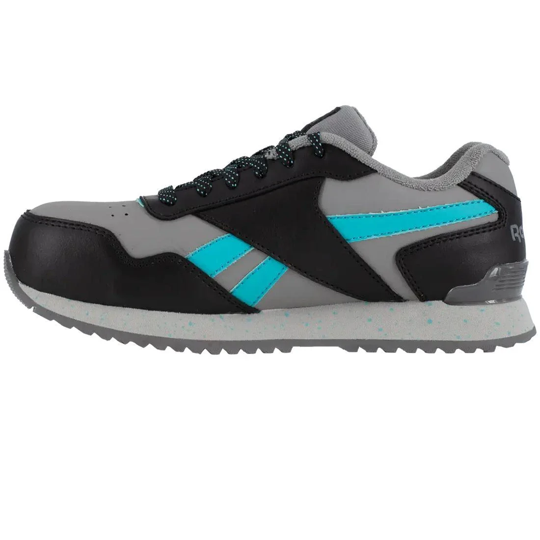 Women's Harman Composite-Toe Athletic Work Shoe Grey/Teal - Image 3