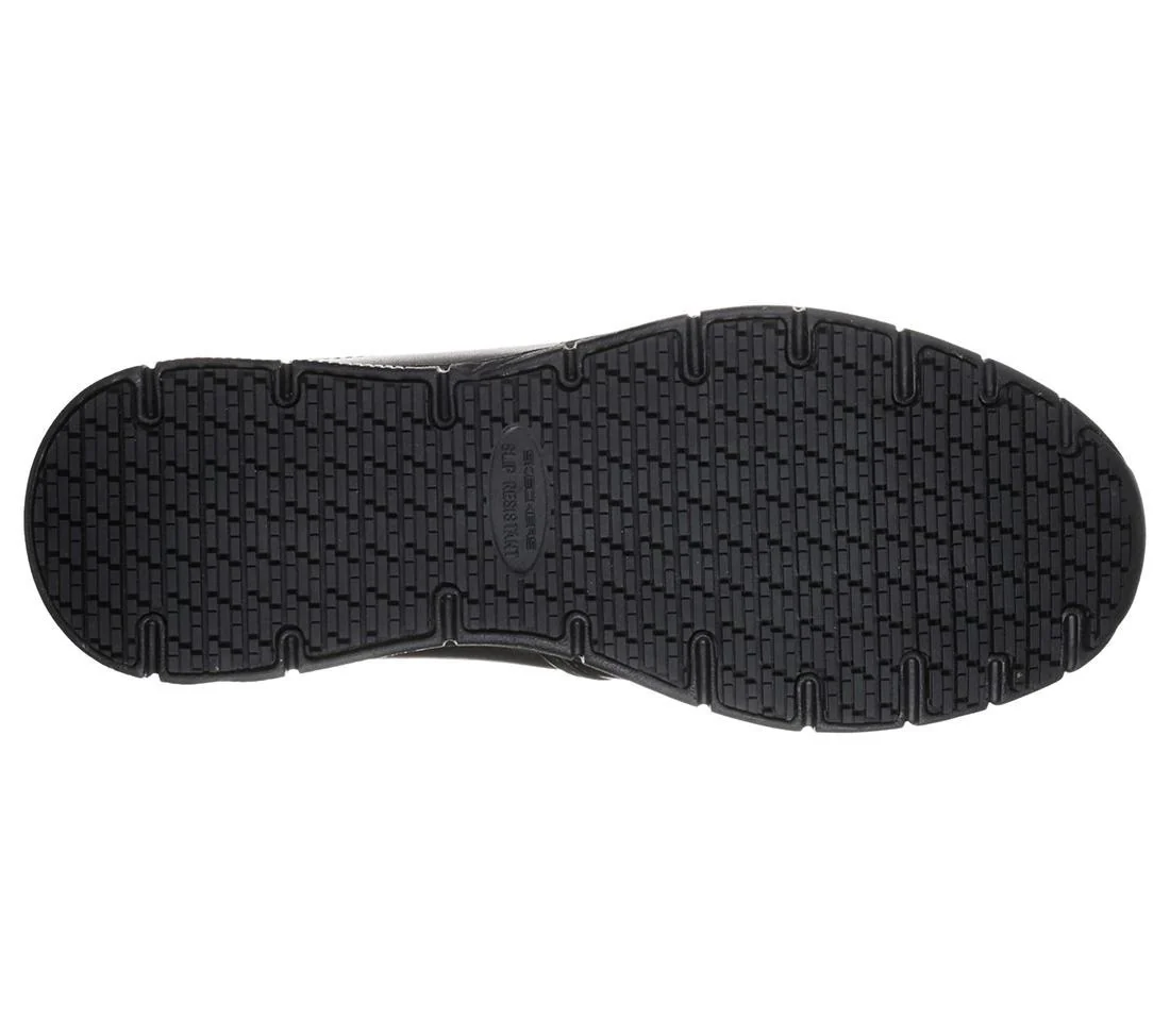 Women's Nampa Slip-on Annod Relaxed Fit Slip Resistant Shoe Black - Image 3