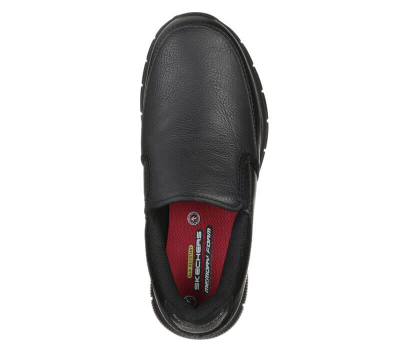 Women's Nampa Slip-on Annod Relaxed Fit Slip Resistant Shoe Black - Image 4