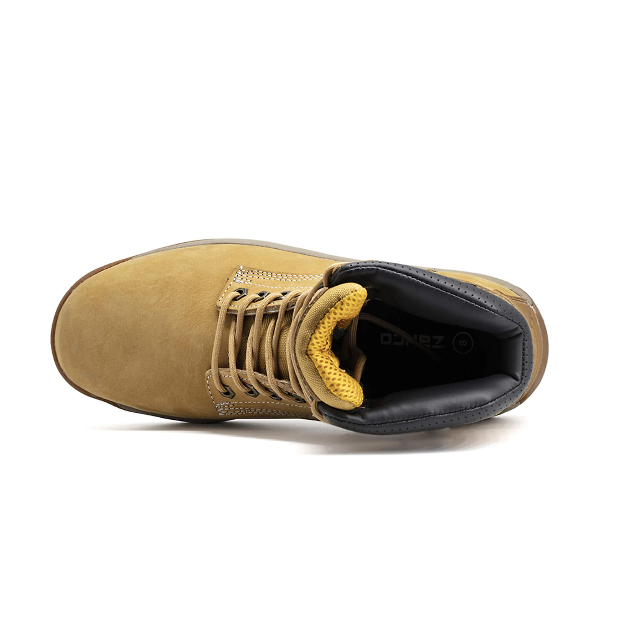6" Steel Toe Work Boot Waterproof Wheat - Image 4